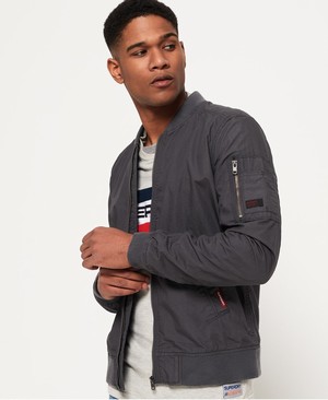 Superdry Rookie Duty Bomber Férfi Kabát Szürke | YUESG9285